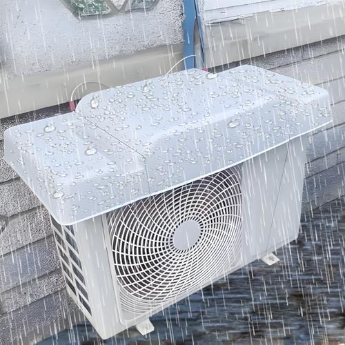 cover for mini split heat pump, condenser & compressor for outdoor use, rain snow cover & waterproof, air conditioning cover made of plastic cover for mini split heat pump, condenser & compressor for outdoor use, rain snow cover & waterproof, air conditioning cover made of plastic
