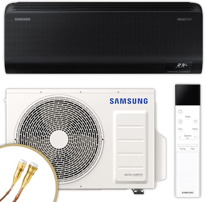 samsung split air conditioning | windfree avant | 2.5 kw | black | quick connect samsung split air conditioning | windfree avant | 2.5 kw | black | quick connect