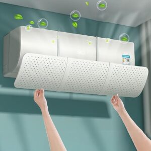 universal air conditioning wind deflector, adjustable air conditioning wind protection, adjustable air conditioning windscreen cold/warm wind deflector for wall mounted air conditioning for home