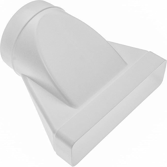 vent systems rectangular pipe connector for 125 mm round tube connection 220 x 55 mm for ventilation systems, heating, cooling vent systems rectangular pipe connector for 125 mm round tube connection 220 x 55 mm for ventilation systems, heating, cooling